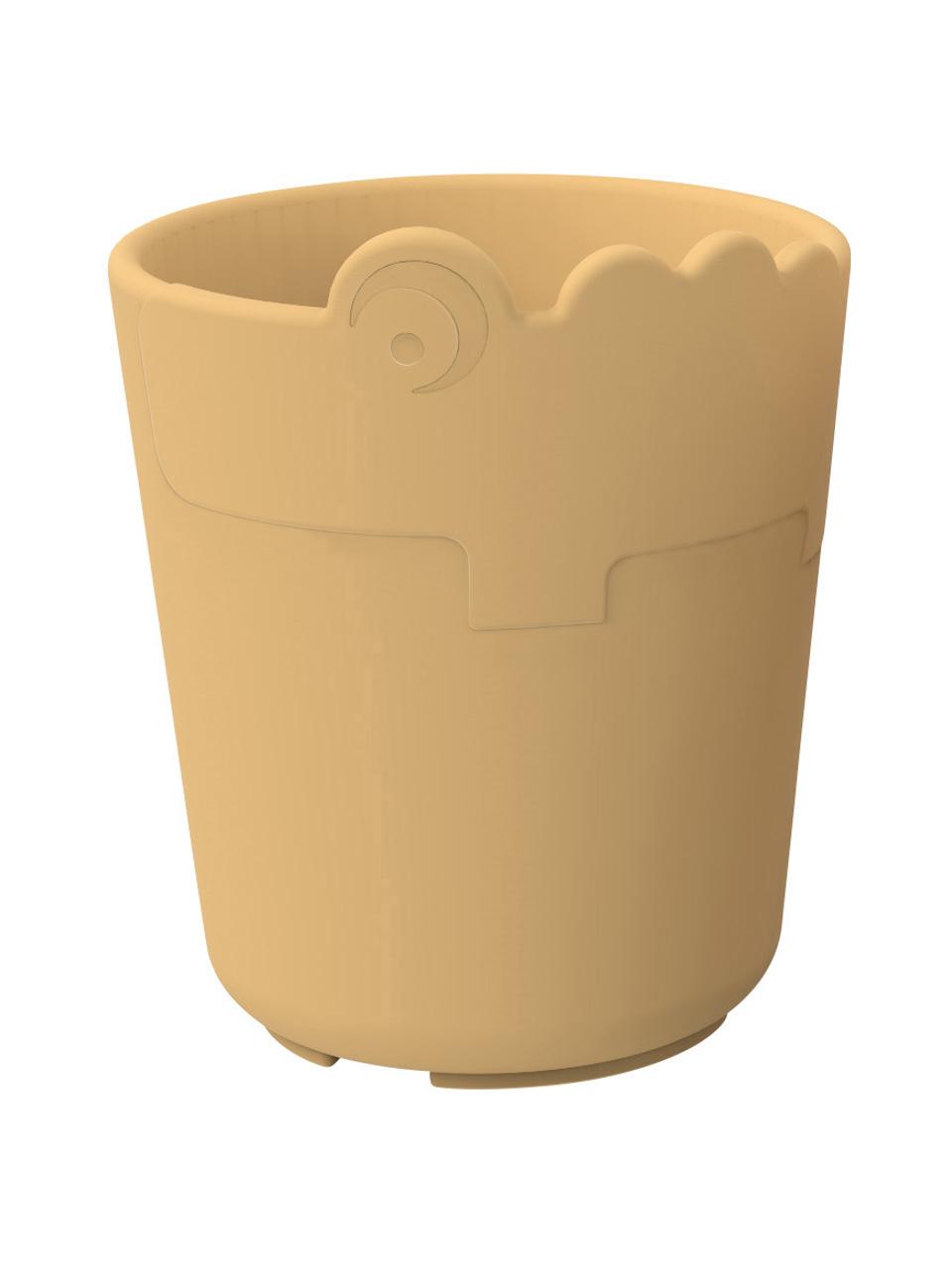 Service de mugs Kiddish, 2 élém., Plastique, Tons jaunes, Ø 7 x haut. 8 cm, 100 ml
