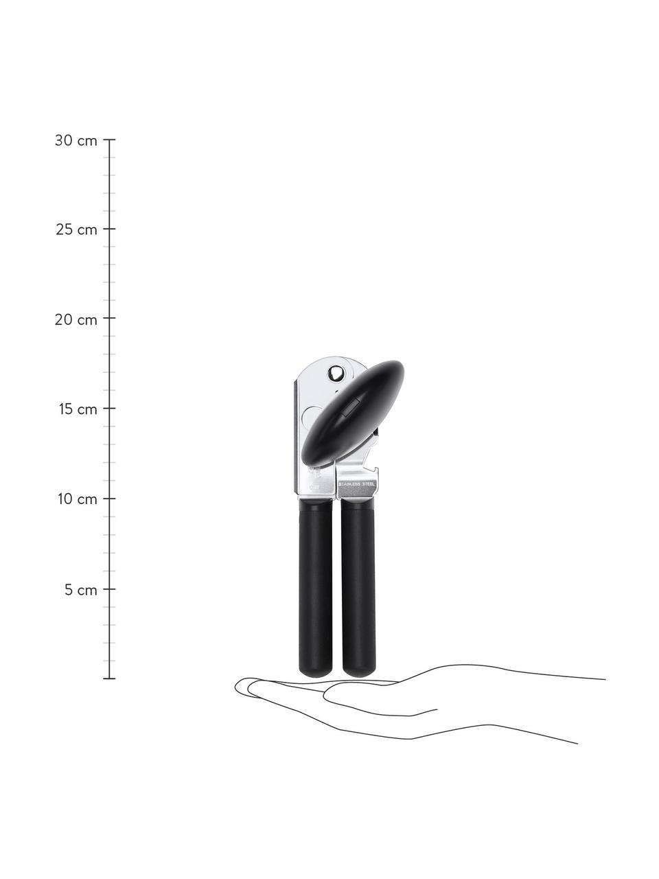 Blikopener Good Grips, Mes: edelstaal, Zilverkleurig, zwart, B 8 x L 18 cm