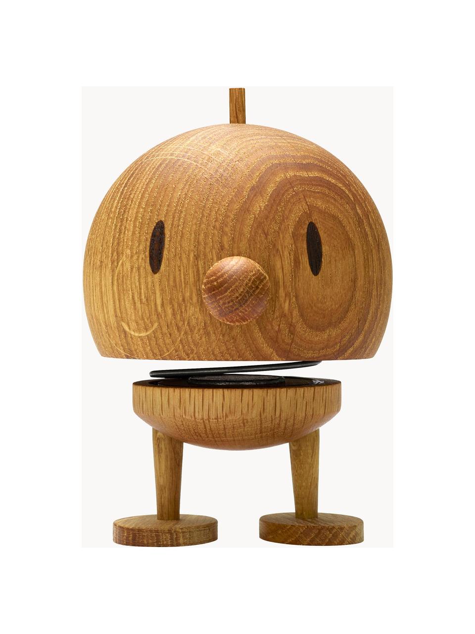 Figura decorativa Bumble, Al 15 cm, Madera de roble natural con certificado FSC, Madera de roble, Ø 10 x Al 15 cm