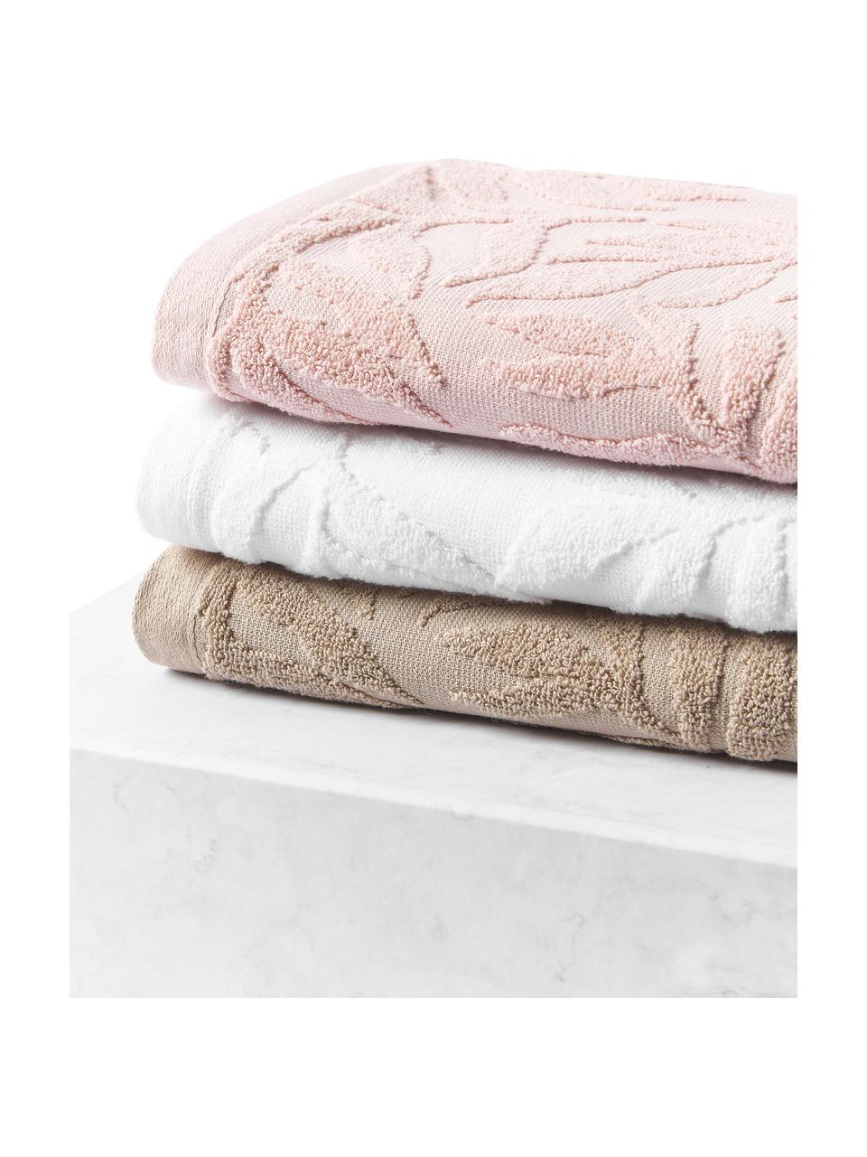 Handdoek Leaf van katoen in verschillende formaten, 100% katoen
Middelzware kwaliteit 450 g/m²

Het materiaal dat in dit product wordt gebruikt, is getest op schadelijke stoffen en gecertificeerd volgens STANDARD 100 door OEKO-TEX®, 3883CIT, CITEVE, Wit, XS Gastendoekje, B 30 x L 50 cm, 2 stuks
