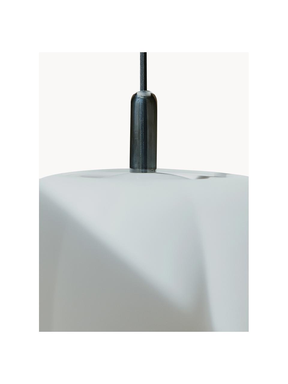 Lampa wisząca ze szkła Pepo, różne rozmiary, Biały, Ø 20 x 18 cm