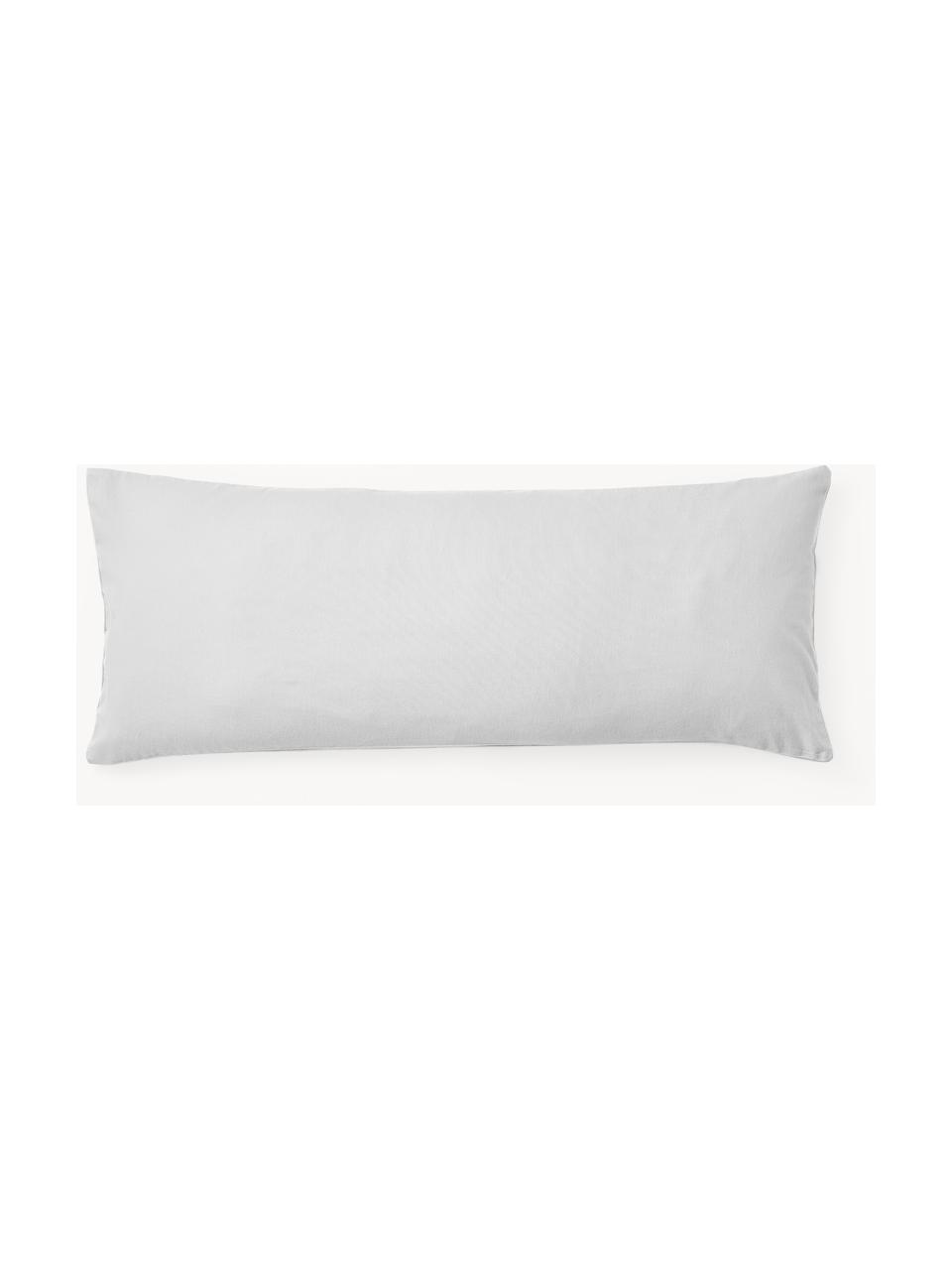 Funda de almohada de franela Biba, Gris claro, An 45 x L 110 cm