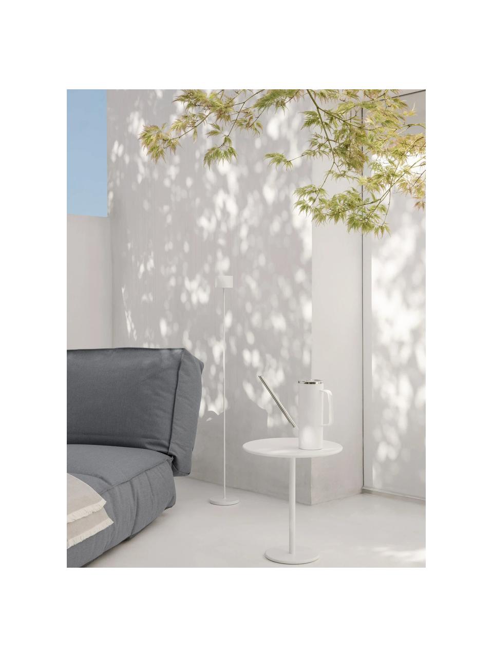 Tavolo rotondo da giardino  Stay, Alluminio verniciato a polvere, Bianco, Ø 40 x Alt. 45 cm