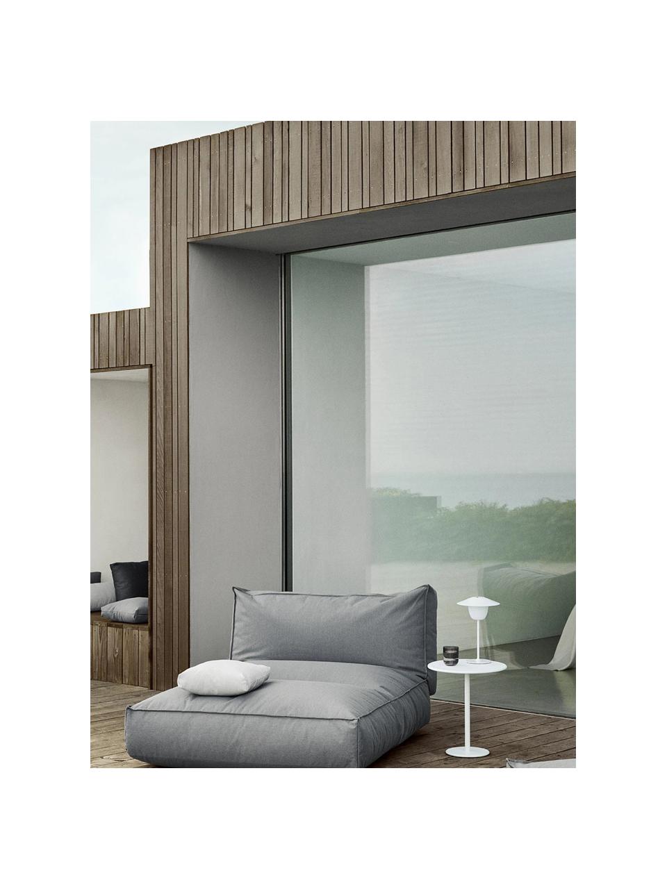Mesa auxiliar redonda de exterior Stay, Aluminio con pintura en polvo, Blanco, Ø 40 x Al 45 cm