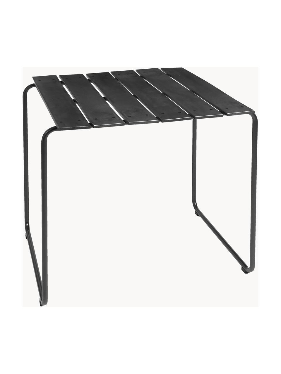 Table d'appoint de jardin artisanale Ocean, Noir, larg. 79 x haut. 74 cm