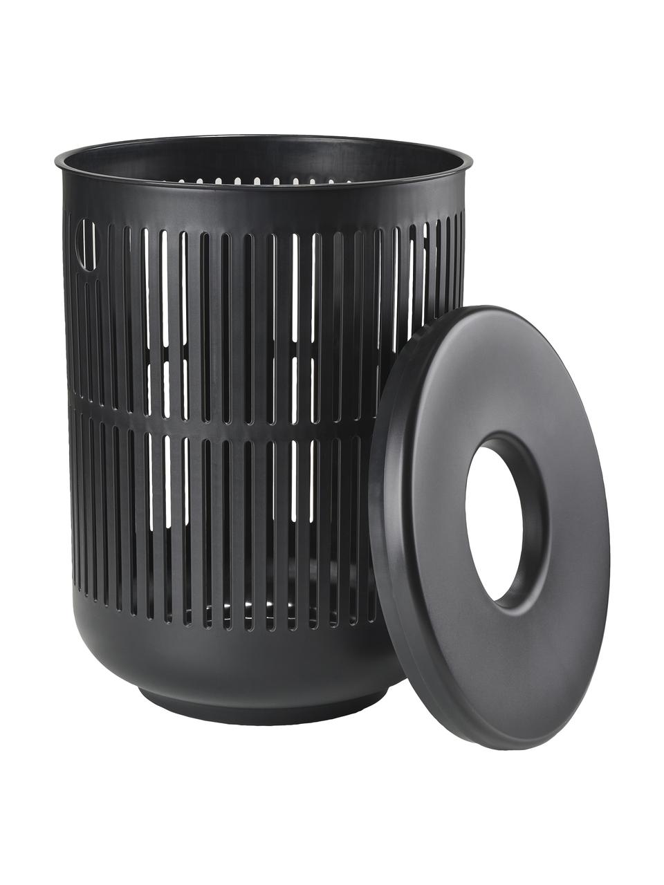 Cesta de almacenamiento Ume, Polipropileno, Negro, Ø 41 x Al 55 cm