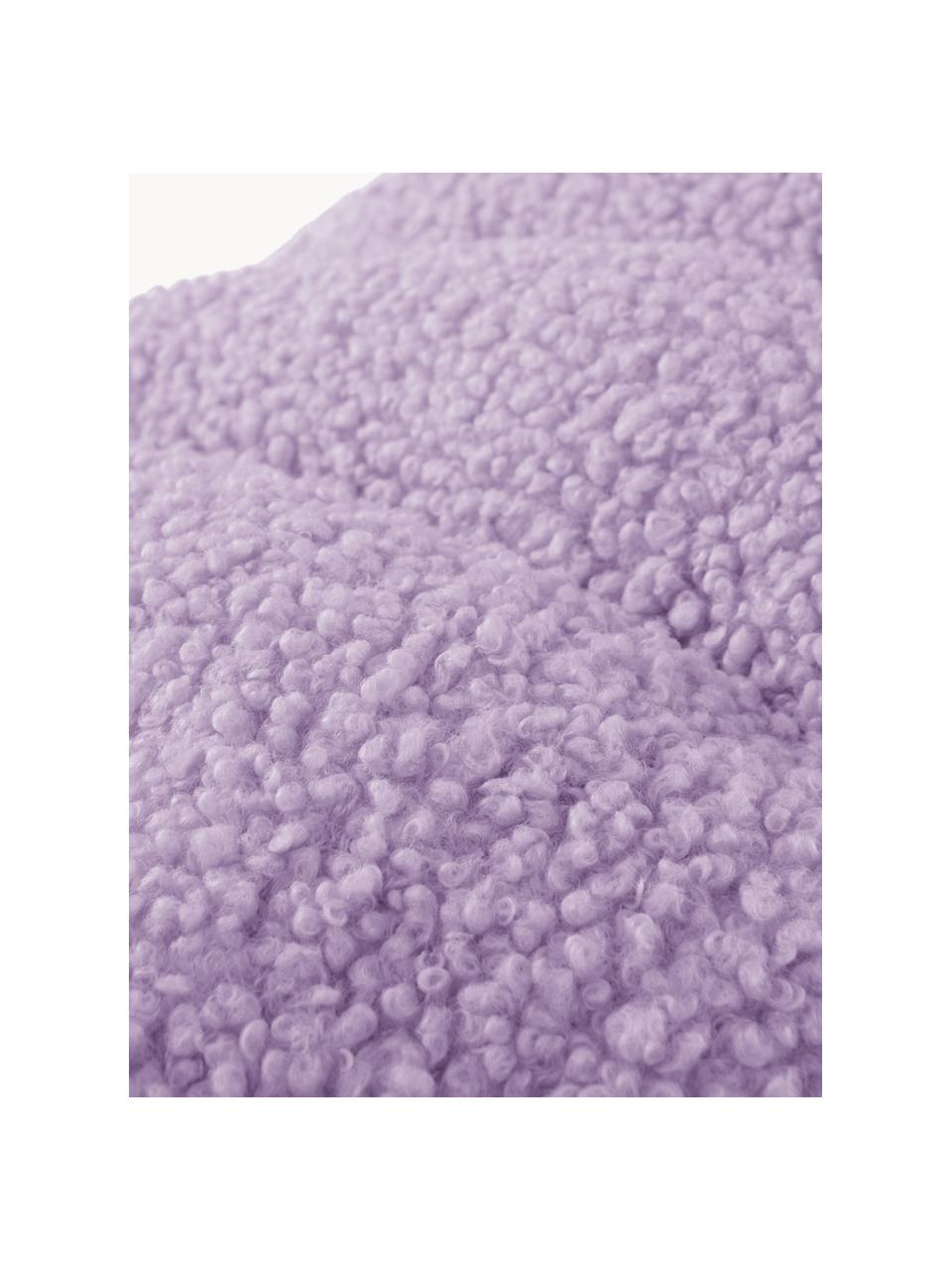 Huisdierbed Teddy, Bekleding: teddy (100% polyester), Lavendel, B 58 x D 43 cm