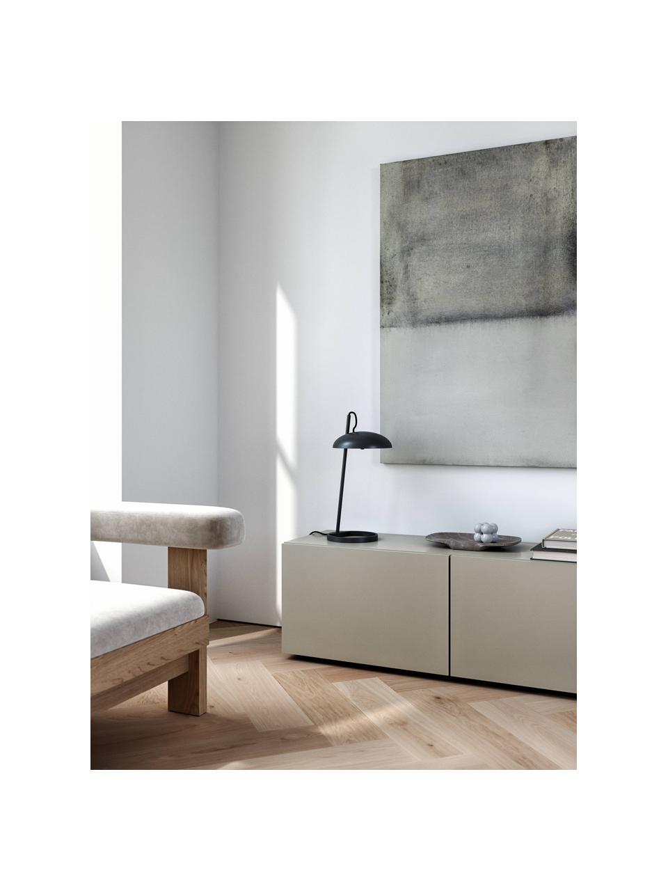 Stolní lampa Versale, Černá, Ø 22 cm, V 45 cm