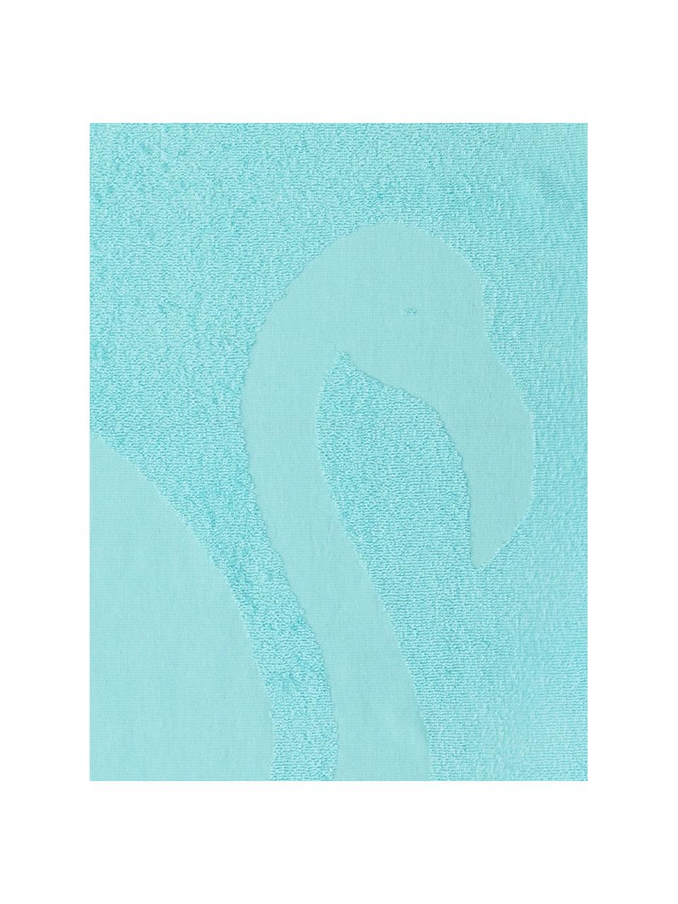 Serviette de plage Capri Flamingo, Turquoise