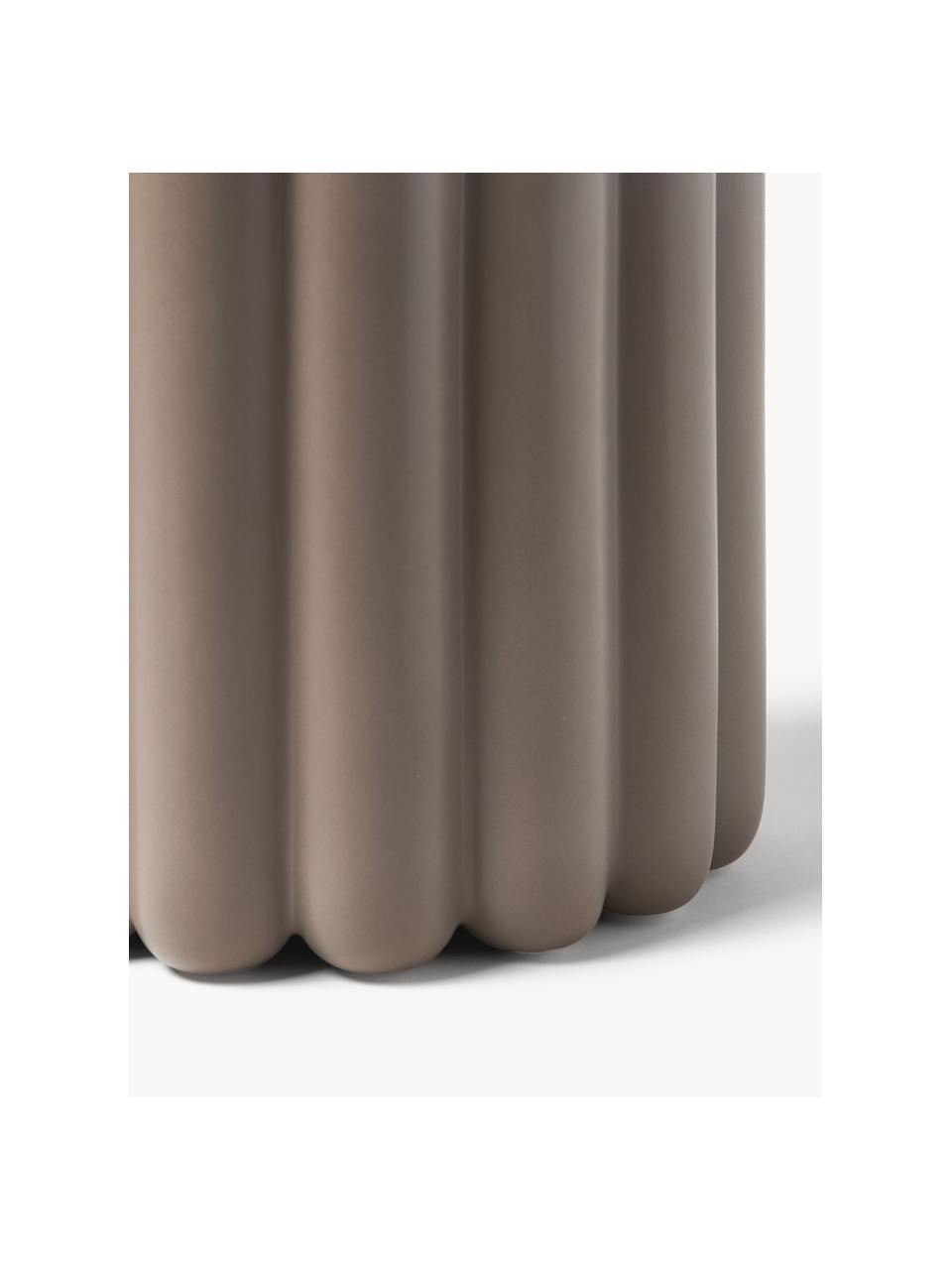 Cache-pot Mist, larg. 19 cm, Céramique, Taupe, mat, Ø 19 x haut. 19 cm