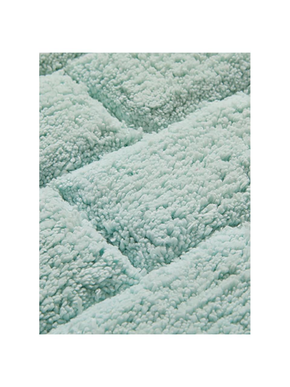 Tapis de bain moelleux Metro, 100 % coton bio
Qualité supérieure 1900 g/m², Vert menthe, larg. 60 x long. 90 cm