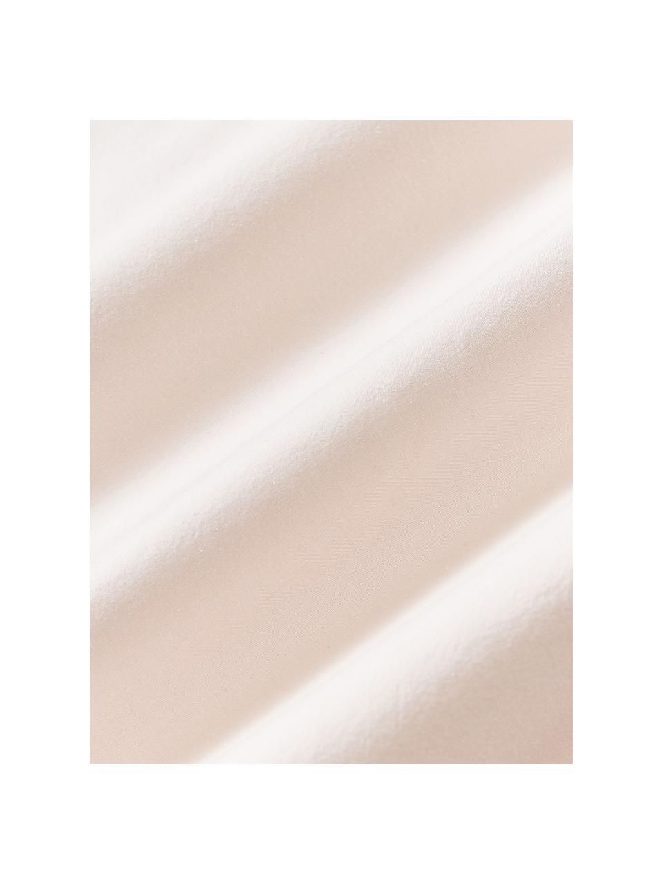 Copripiumino in cotone con volant Adoria, Rosa chiaro, Larg. 200 x Lung. 200 cm