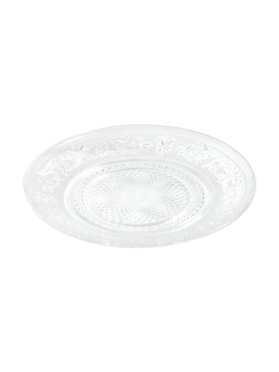 Skleněné talíře Imperial, 6 ks, Sklo, Transparentní, Ø 15 cm