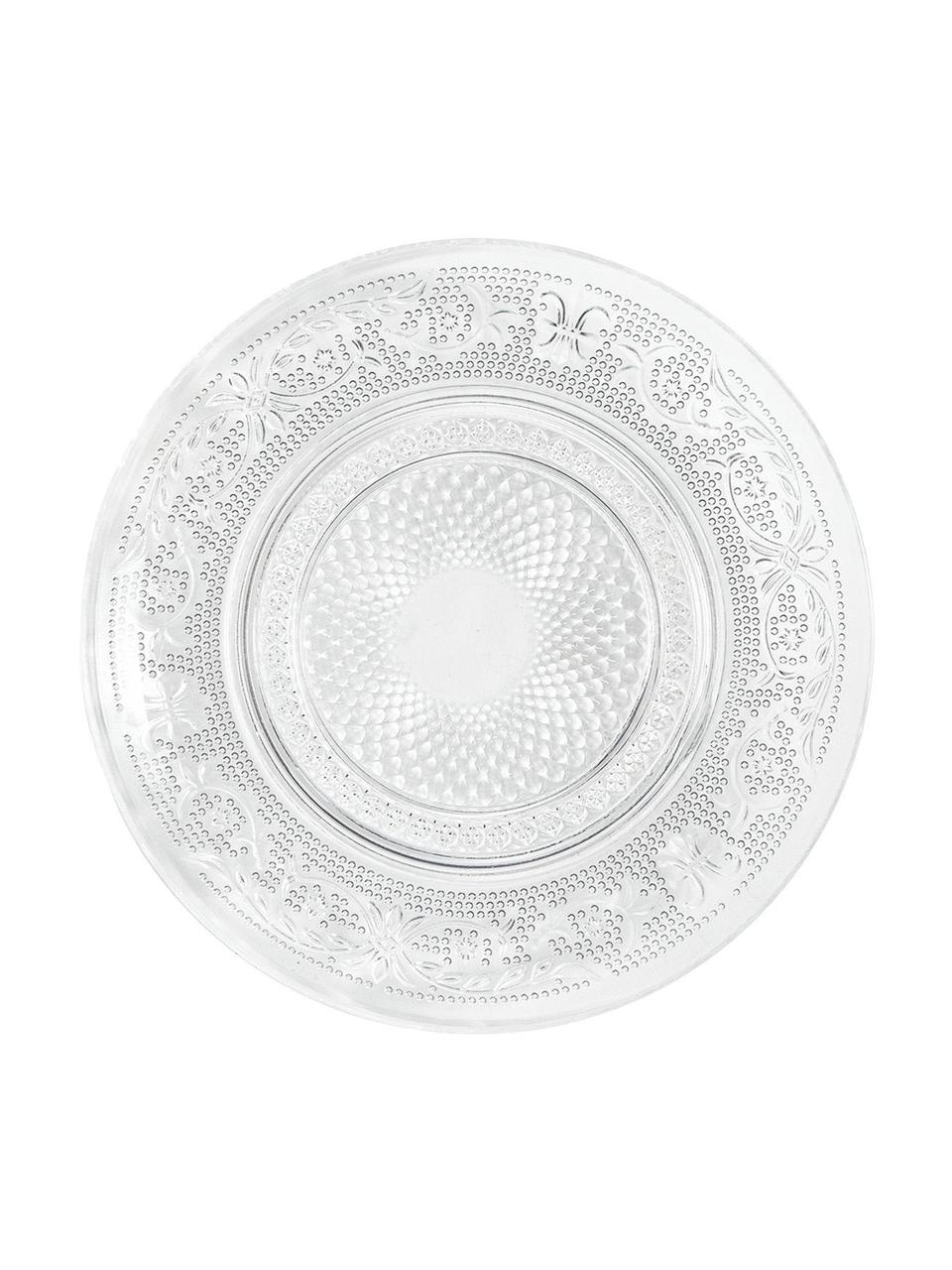 Skleněné talíře Imperial, 6 ks, Sklo, Transparentní, Ø 15 cm