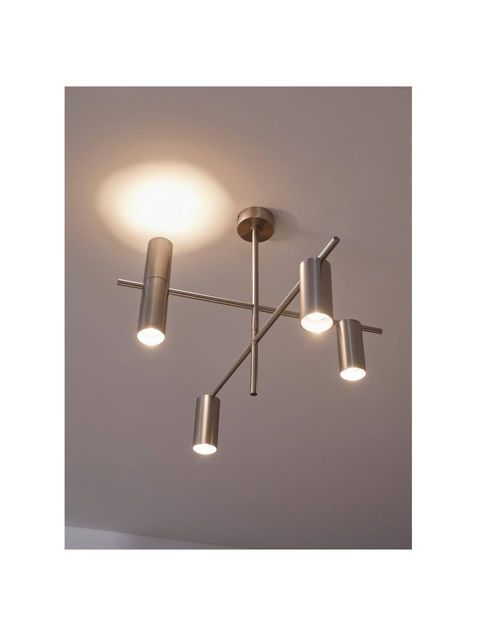 Lampa sufitowa Cassandra, Odcienie srebrnego, S 70 x W 49 cm