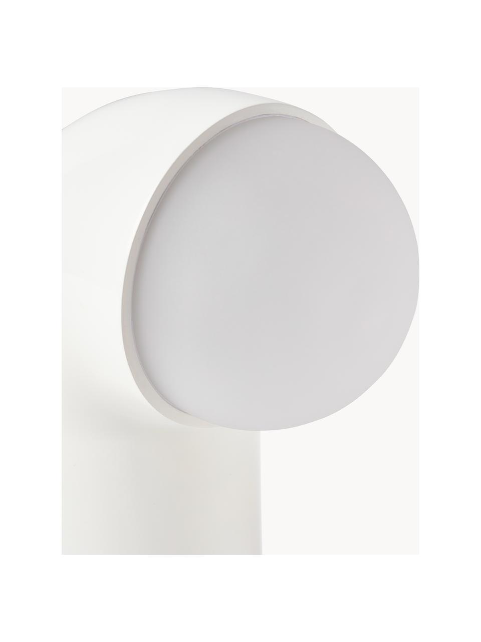 Lámpara de mesa Memphis, Poliresina, Blanco crema, An 11 x Al 26 cm