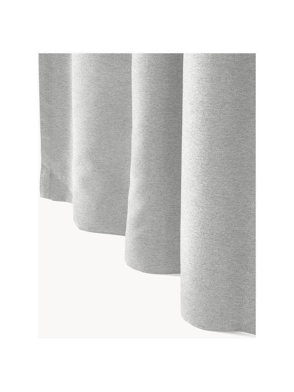 Verduisteringsgordijnen Asher met multiband, 2 stuks, 100% polyester 

Het materiaal dat in dit product is gebruikt, is getest op schadelijke stoffen en gecertificeerd volgens STANDARD 100 door OEKO-TEX®, 21.HCN.84377, Hohenstein HTTI, Lichtgrijs, B 140 x L 260 cm