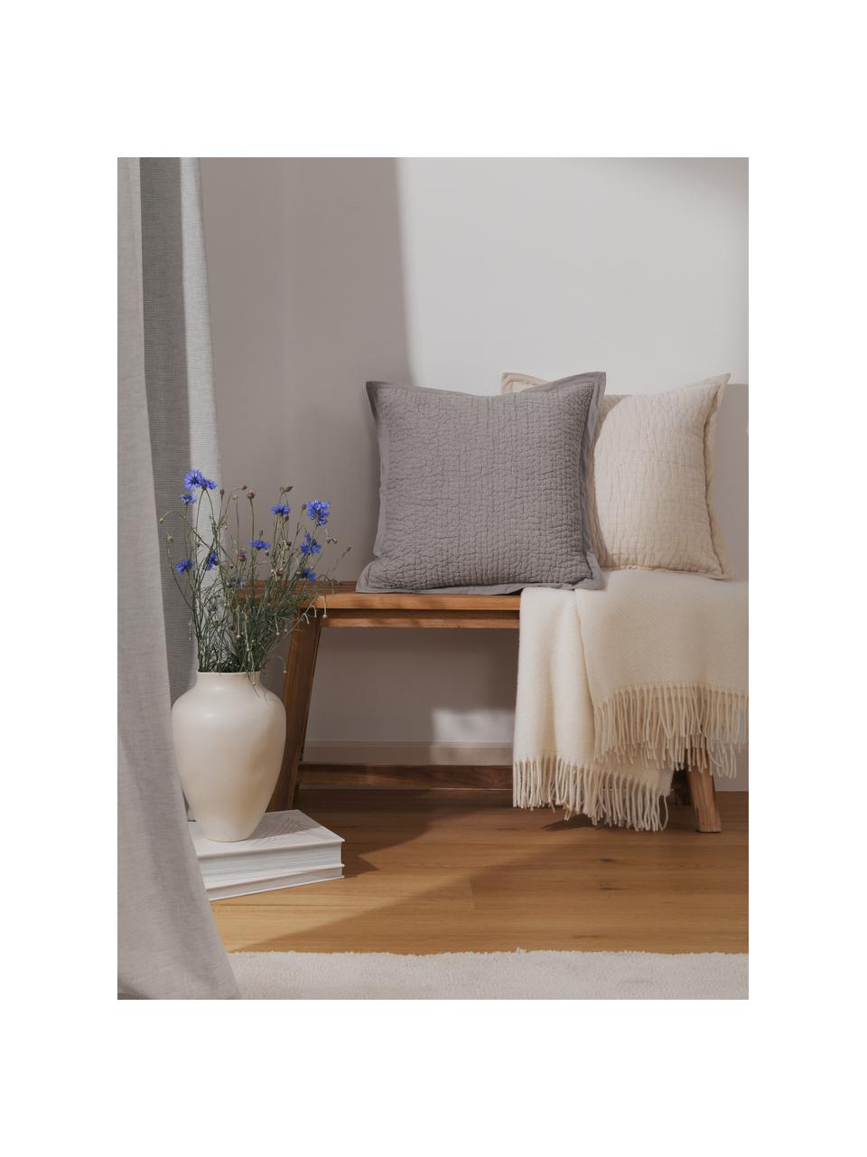 Kissenhülle Stripes mit Kederumrandung, 100% Baumwolle

Das in diesem Produkt verwendete Material ist schadstoffgeprüft und zertifiziert nach STANDARD 100 by OEKO-TEX® 2020OK2060 AITEX., Taupe, B 45 x L 45 cm