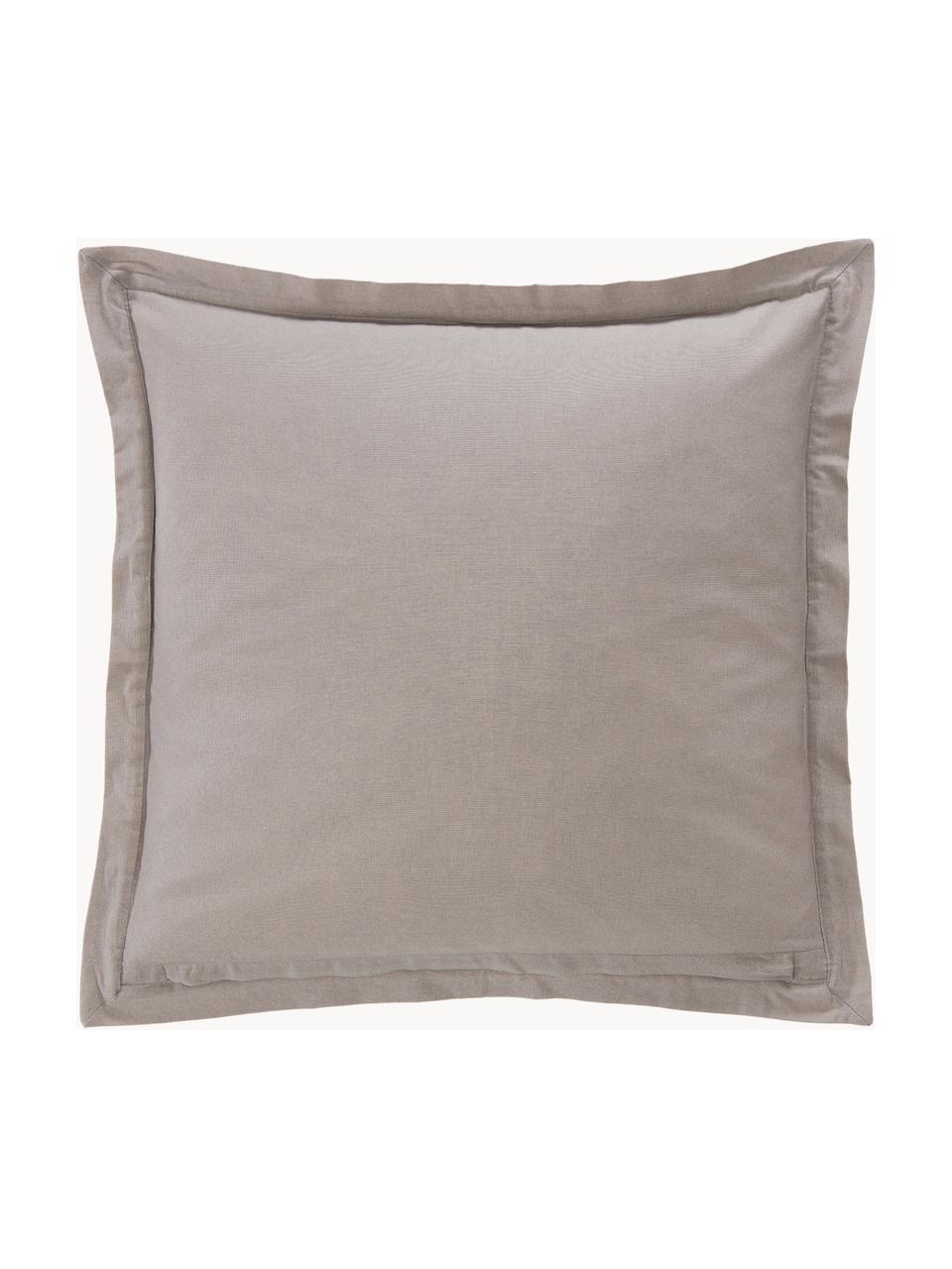 Poszewka na poduszkę Stripes, 100% bawełna, Szary, S 45 x D 45 cm