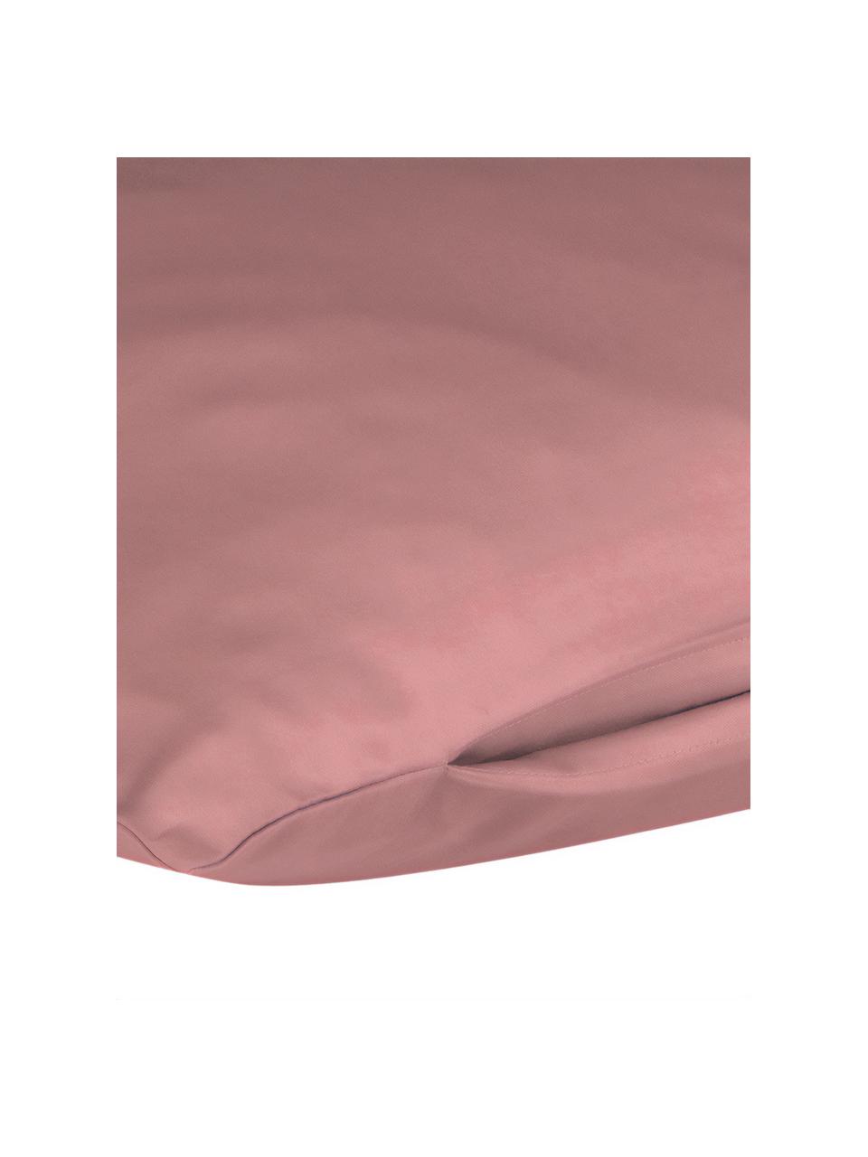 Povlak na polštář z bavlněného saténu Comfort, 2 ks, Fialovorůžová, Š 40 cm, D 80 cm