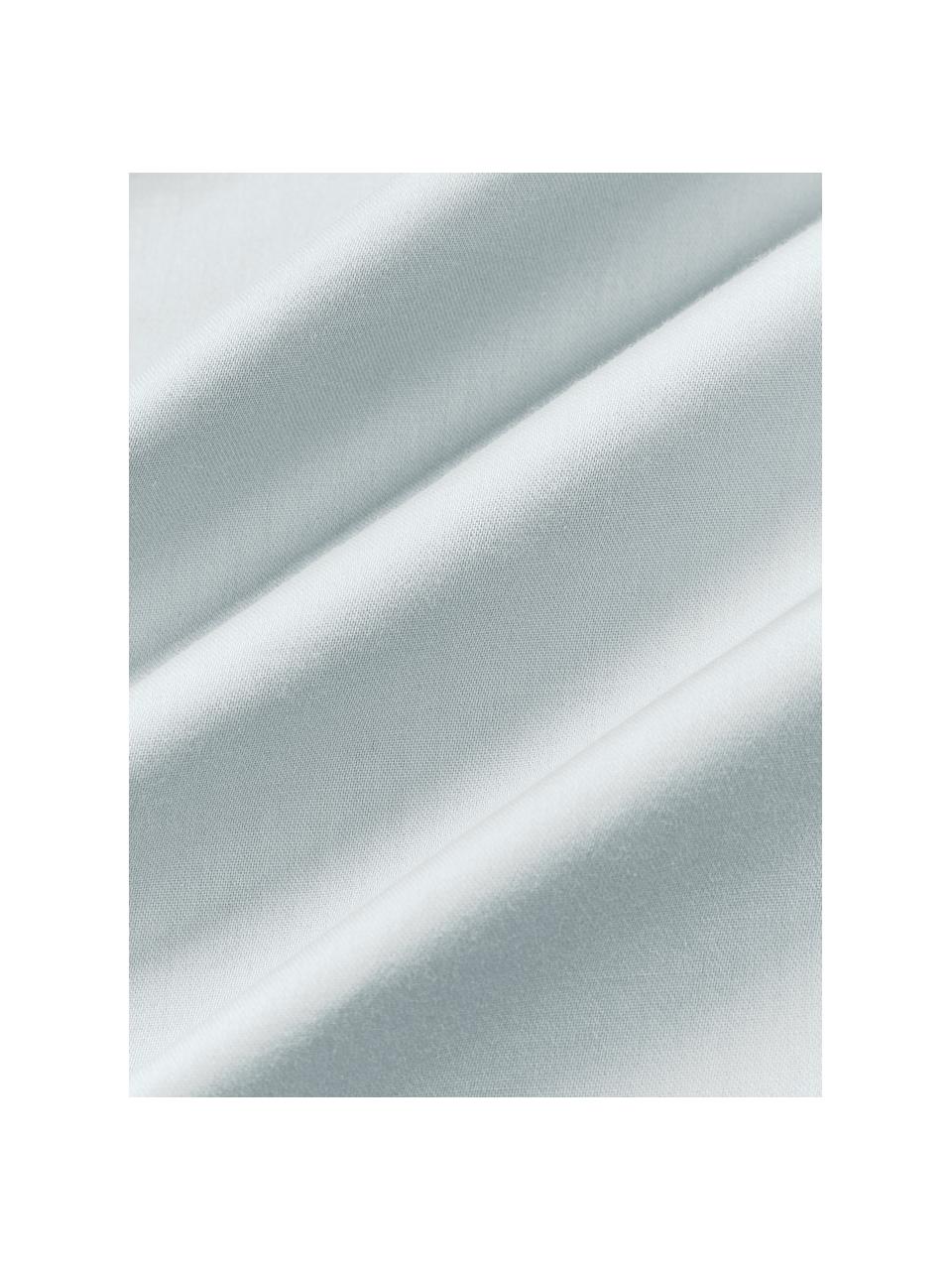 Baumwollsatin-Betttuch Comfort, Webart: Satin Fadendichte 250 TC,, Hellblau, B 240 x L 280 cm