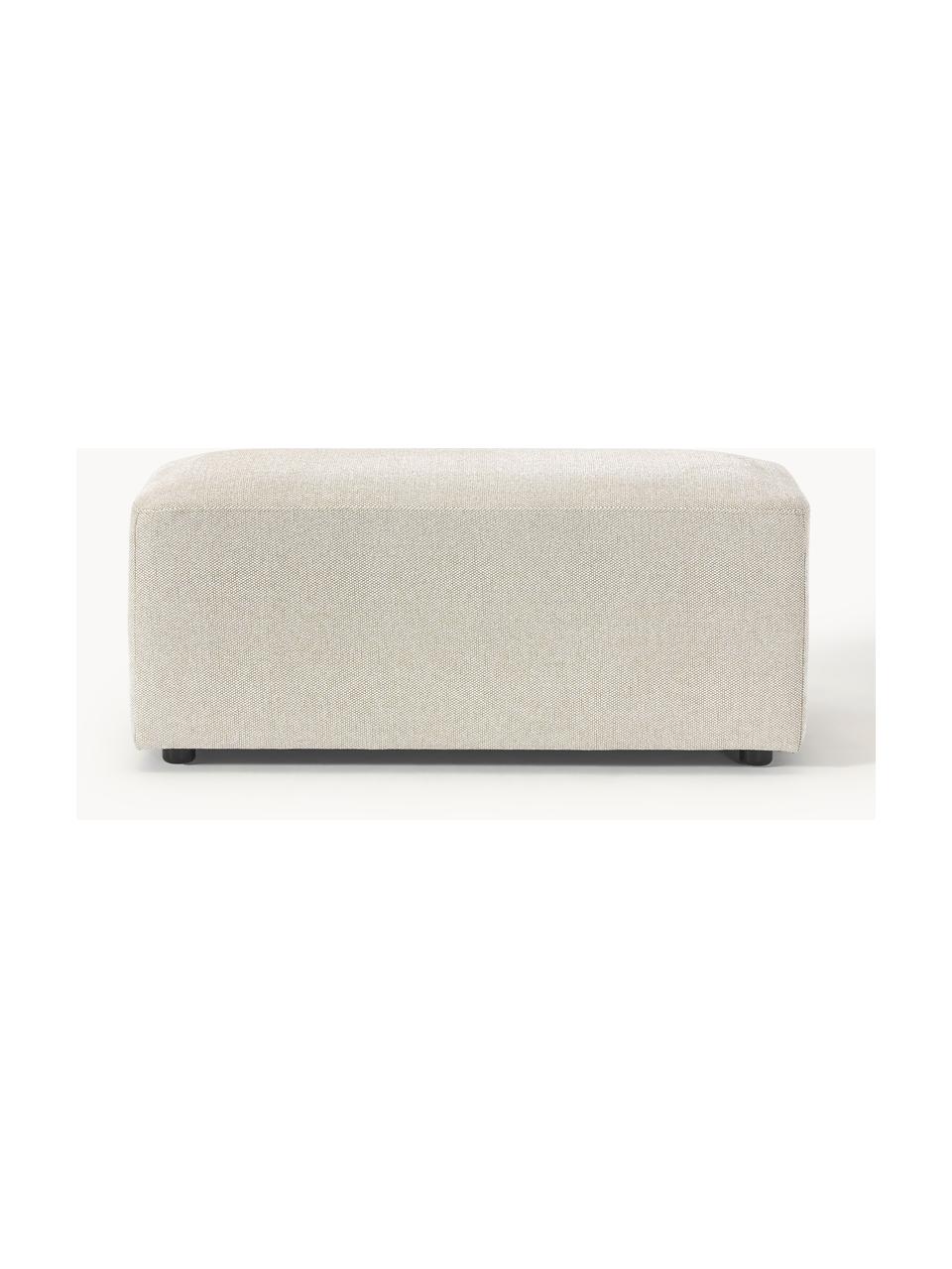 XL-Hocker Melva, B 116 x T 42 cm, Bezug: 100 % Polyester Der strap, Gestell: Massives Kiefern- und Fic, Webstoff Hellbeige, B 116 x T 42 cm