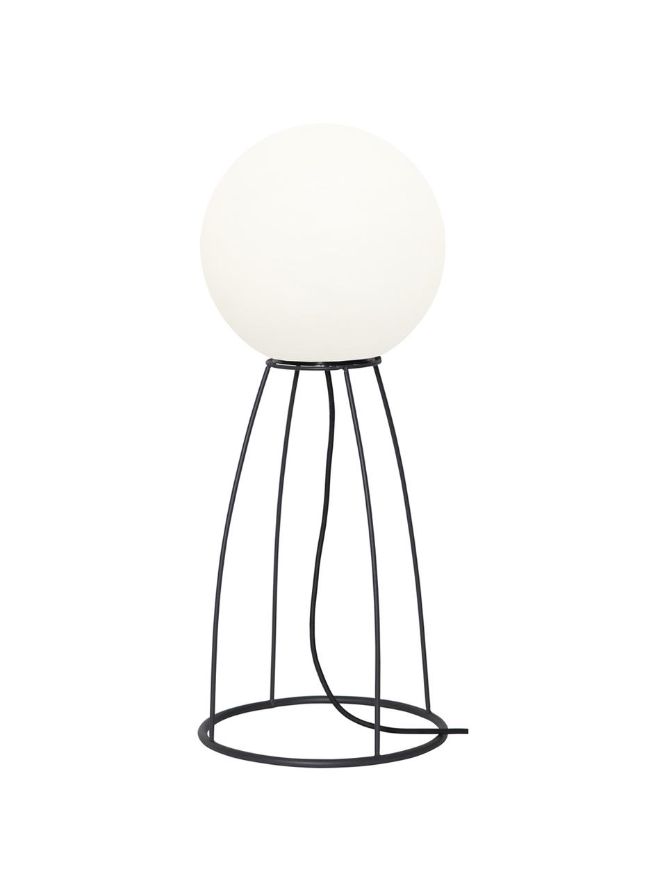 Lampadaire d'extérieur LED sur pied Gardenlight, Blanc, noir