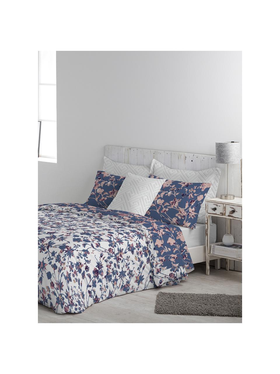 Funda nórdica doble cara Lines , Algodón
El algodón da una sensación agradable y suave en la piel, absorbe bien la humedad y es adecuado para personas alérgicas, Blanco, azul, tonos rosas, Cama 90 cm (160 x 220 cm)