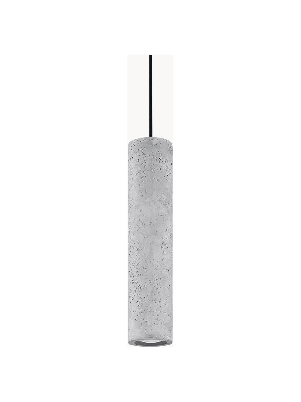 Petite suspension en béton Fadre, Gris clair, Ø 7 x haut. 30 cm