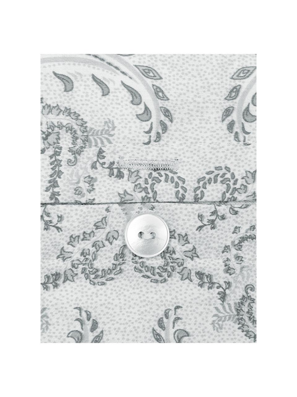 Obliečka na vankúš z bavlneného saténu so vzorom paisley Grantham , 2 ks, Svetlosivá, Š 40 x D 80 cm