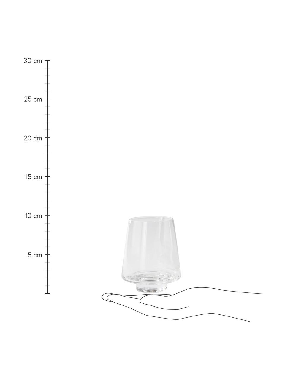 Sklenice Kai, 4 ks, Sklo, Transparentní, Ø 7 cm, V 10 cm, 300 ml