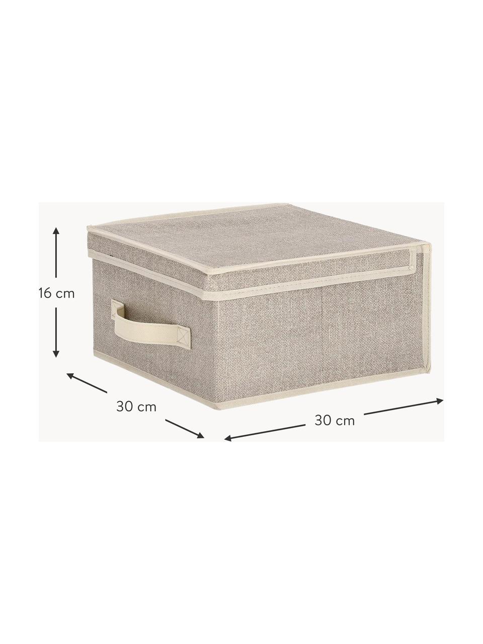 Skládací úložný box Tidy, Š 30 cm, Odstíny béžové, Š 30 cm, H 30 cm