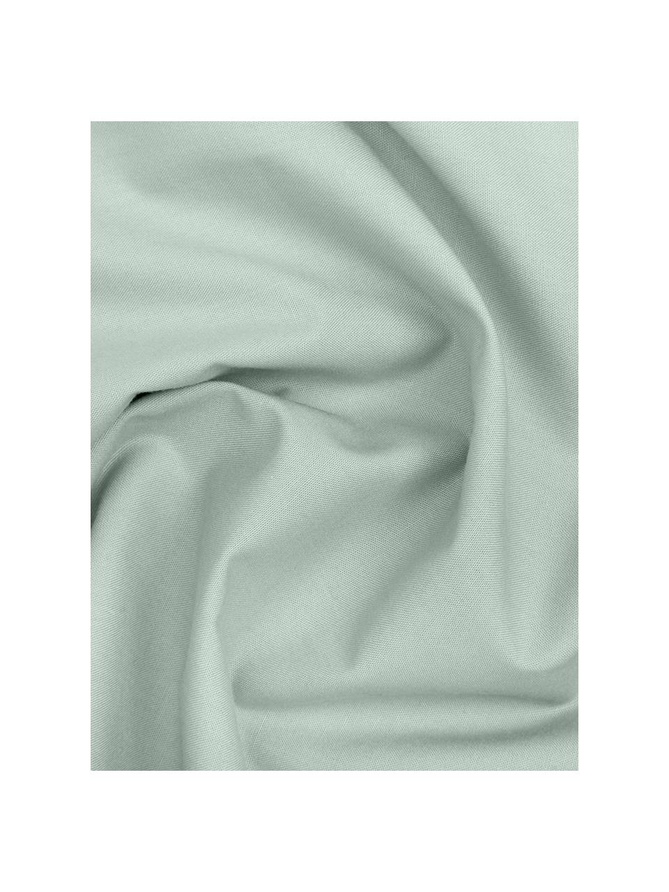 Obliečka na vankúš z bavlneného perkálu s brmbolcami Bommy, 2 ks, Šalviovozelená, Š 40 x D 80 cm