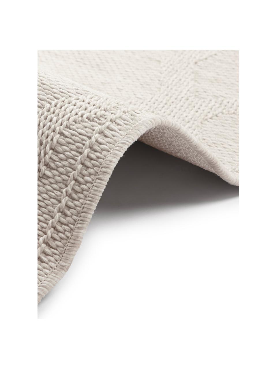In- & outdoor loper Heaven in geknoopte macramé-look, Beige, B 75 x L 200 cm