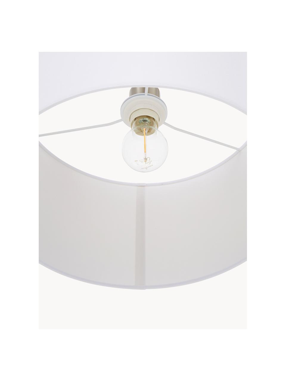 Lampe de lecture style scandinave Woody, Bois clair, blanc, haut. 166 cm