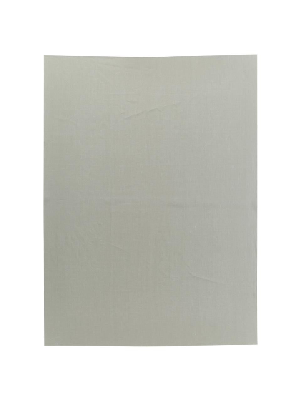 Nappe lin vert-gris Heddie, Gris-vert