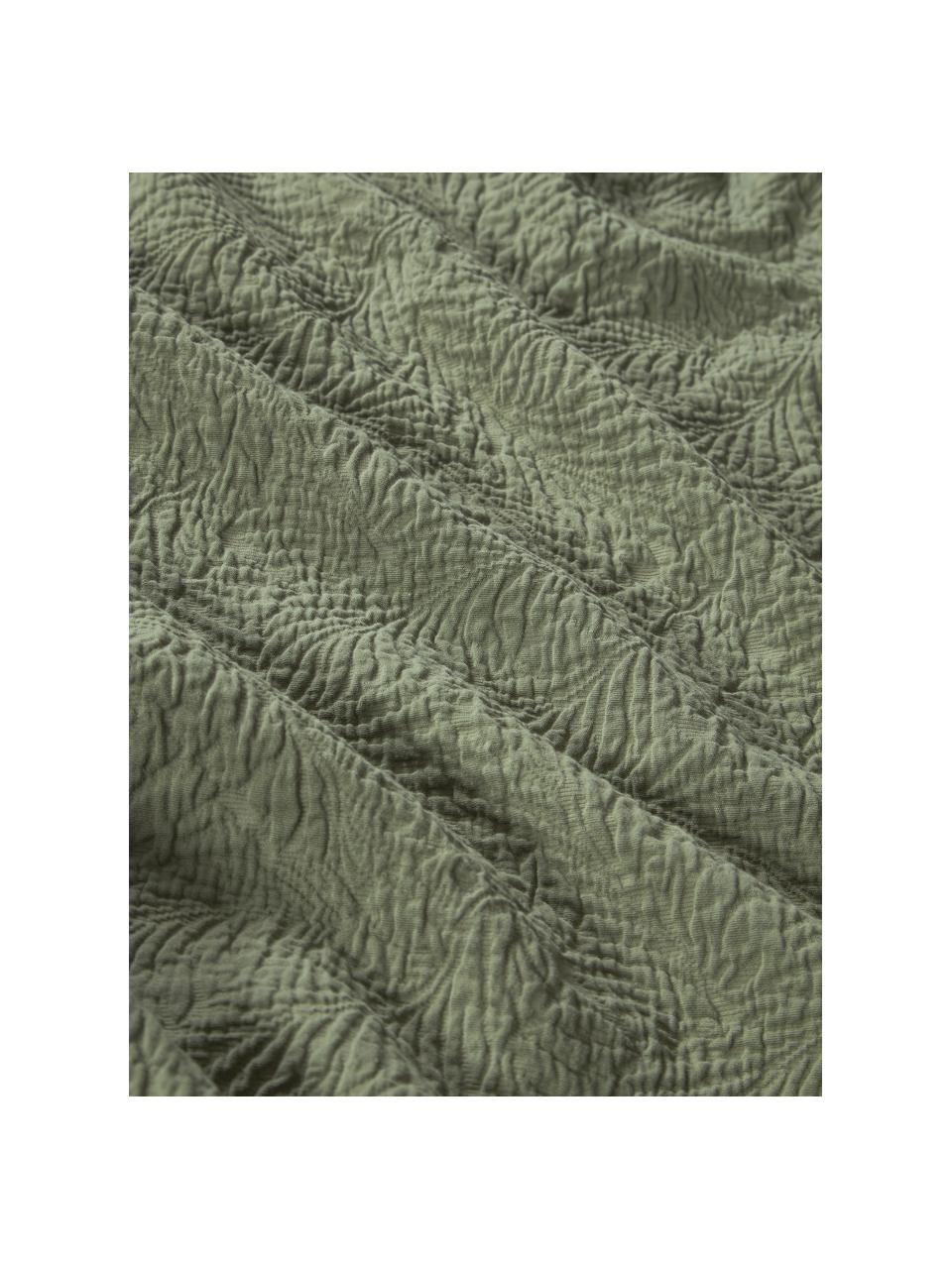 Texturovaný bavlněný přehoz Panra, 100 % bavlna

Materiál použitý v tomto produktu byl testován na škodlivé látky a certifikován podle OEKO-TEX Standard 100 - Textile by OEKO-TEX®, CITEVE, 5763CIT., Zelená, Š 230 cm, D 250 cm