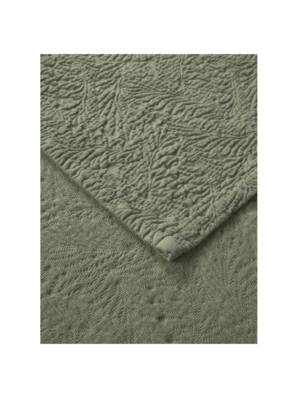 Narzuta z bawełny Panra, 100% bawełna

Ten produkt został przetestowany pod kątem substancji szkodliwych i certyfikowany zgodnie z STANDARD 100 by OEKO-TEX® CITEVE 5763CIT, Zielony, S 230 x D 250 cm