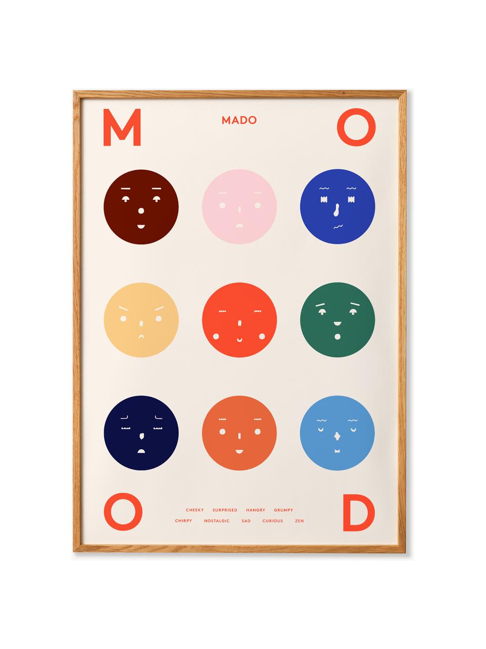 Poster Nine Moods, 230 g mattes veredeltes Papier, Digitaldruck mit 12 Farben.

Dieses Produkt wird aus nachhaltig gewonnenem, FSC®-zertifiziertem Holz gefertigt, Bunt, B 30 x H 40 cm