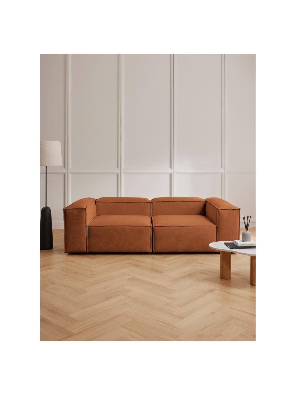 Modulárna pohovka Lennon (3-miestna), Terakotová, Š 238 x H 119 cm