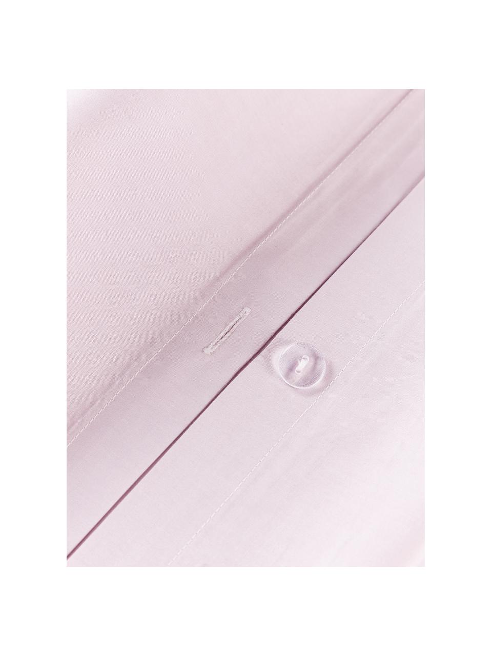 Federa in cotone percalle Elsie, Lavanda, Larg. 50 x Lung. 80 cm
