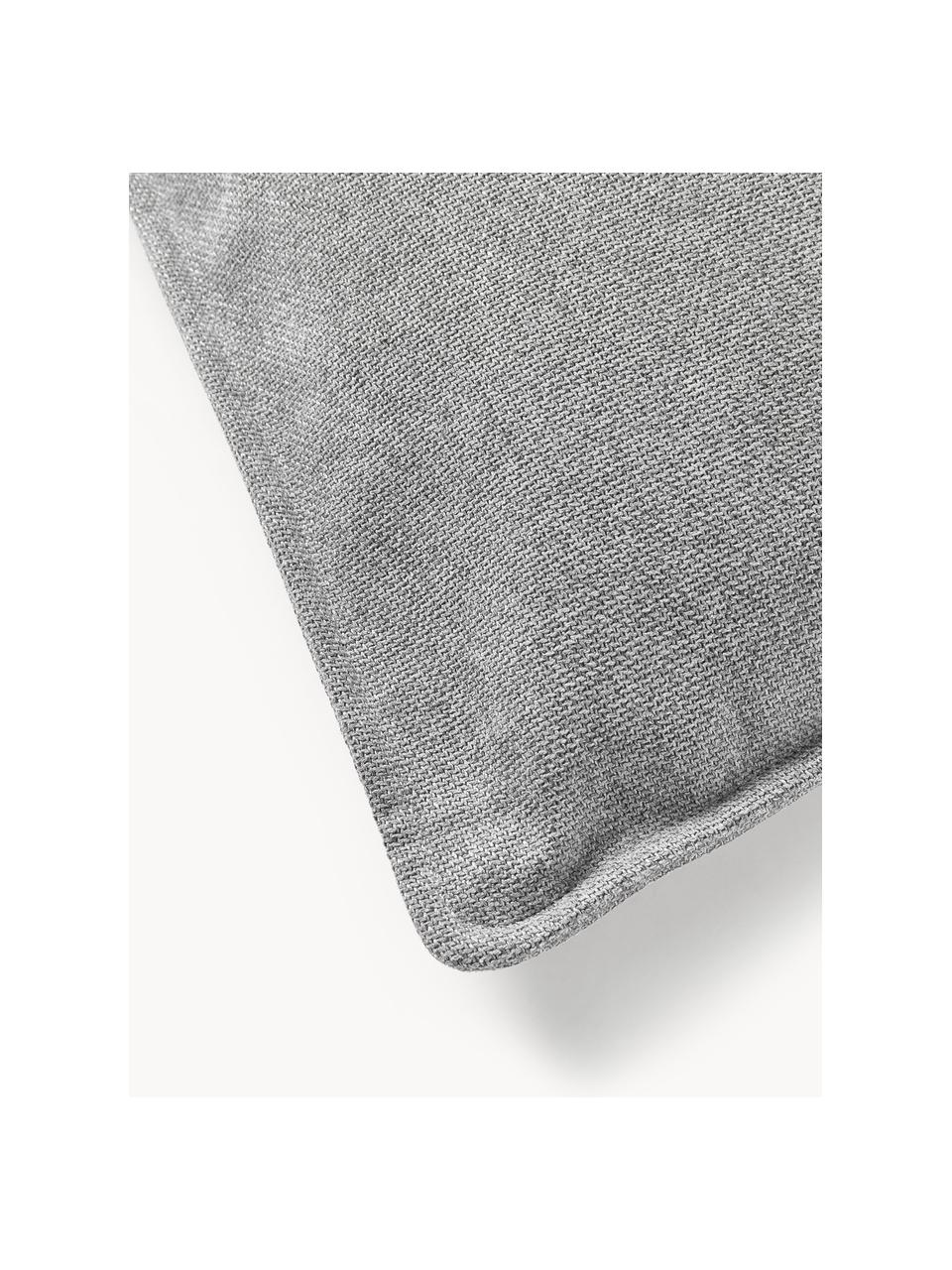 Coussin canapé Lennon, Tissu gris, larg. 60 x long. 60 cm