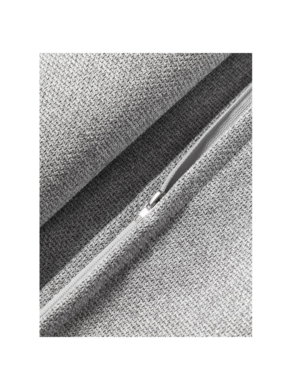 Cuscino decorativo Lennon, Rivestimento: 100% poliestere, Tessuto grigio, Larg. 60 x Lung. 60 cm