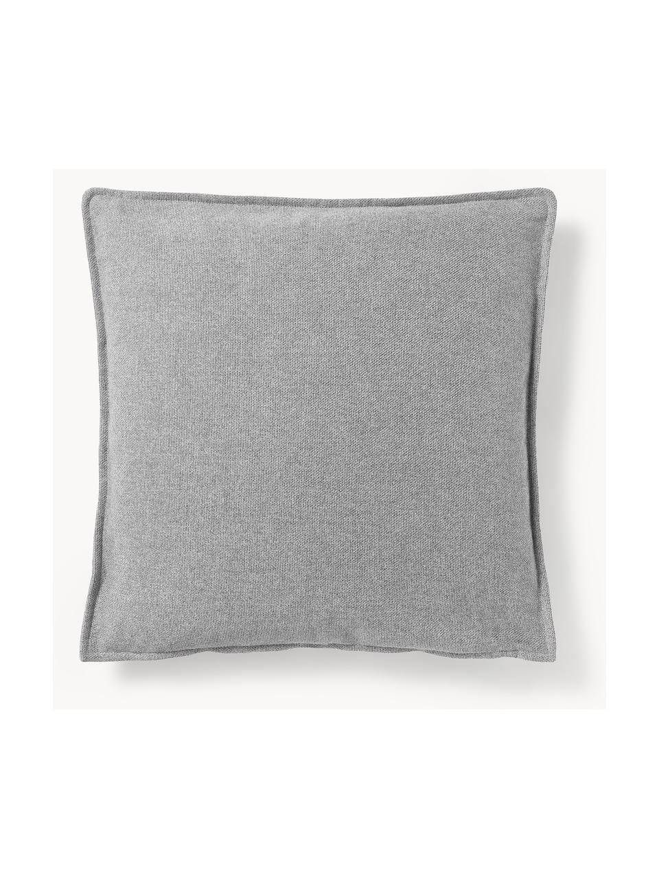 Coussin canapé Lennon, Tissu gris, larg. 60 x long. 60 cm