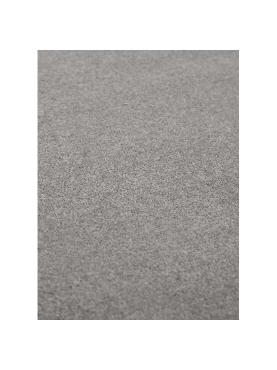 Tapis en laine gris Ida, Gris, larg. 80 x long. 150 cm (taille XS)