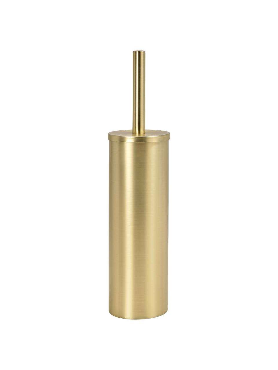 Escobilla de baño Onyar, Recipiente: acero inoxidable, recubie, Latón, Ø 9 x Al 41 cm