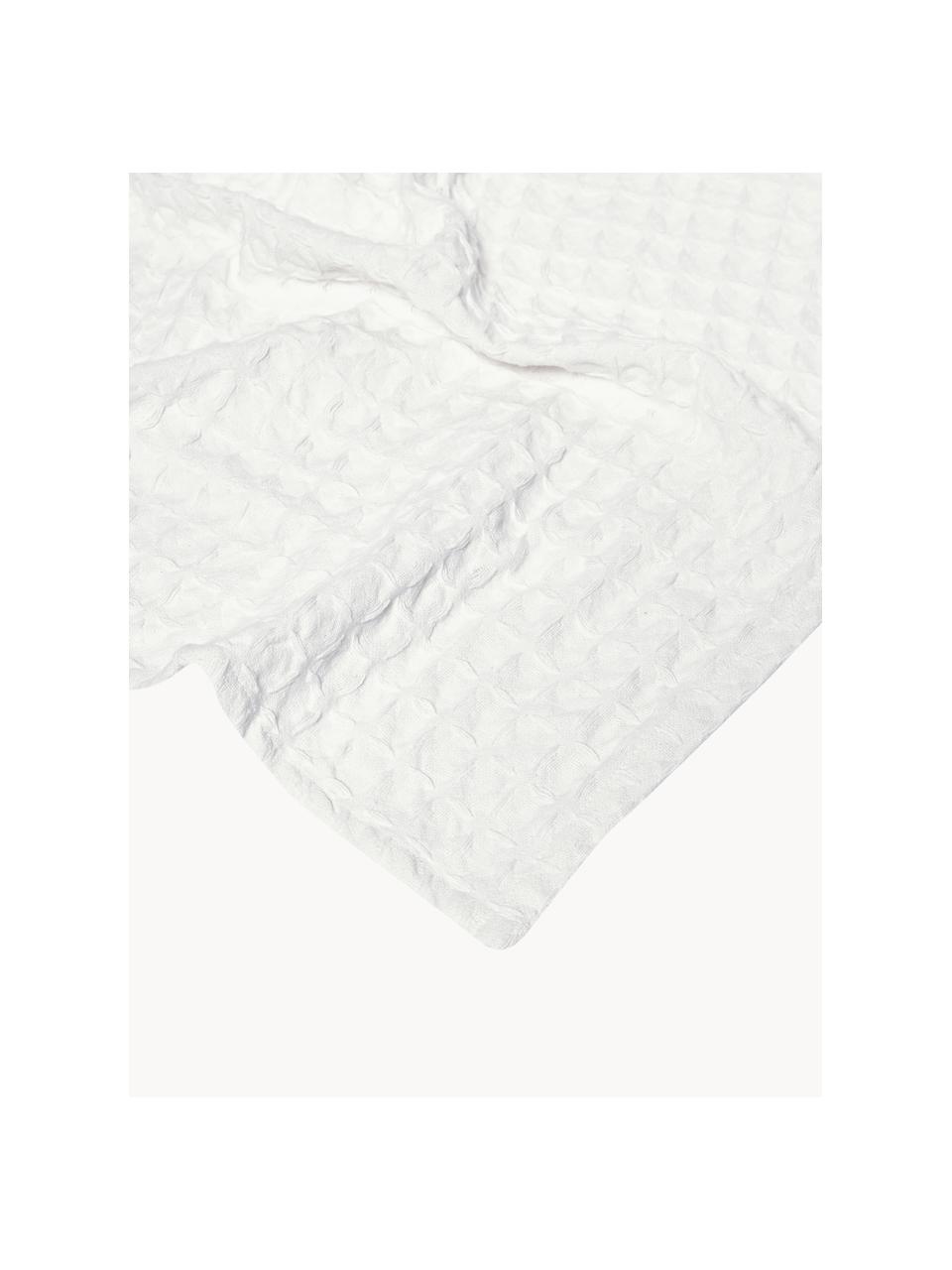 Waffelpiqué-Tagesdecke Panal, 100% Baumwolle, Weiss, B 180 x L 260 cm (für Betten bis 140 x 200 cm)