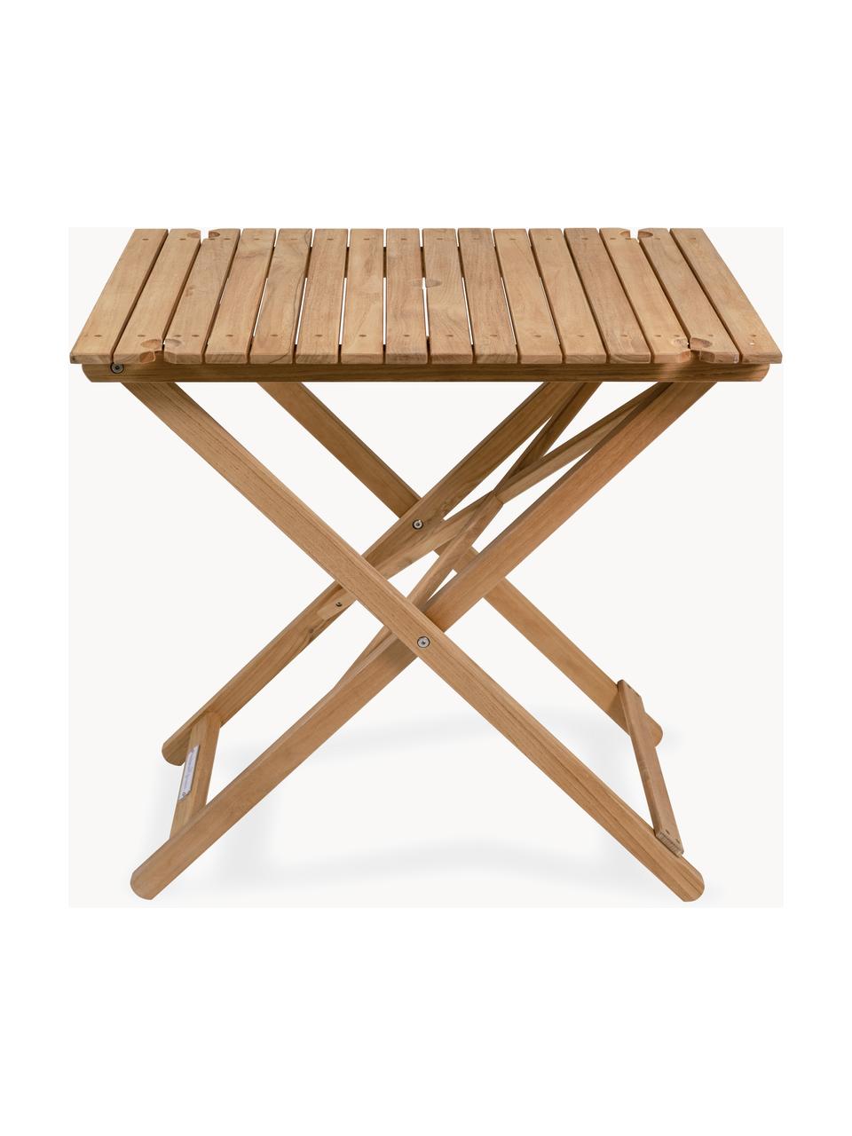 Skladací záhradný stôl Compact, Tíkové drevo, Tíkové drevo, Š 65 x H 73 cm