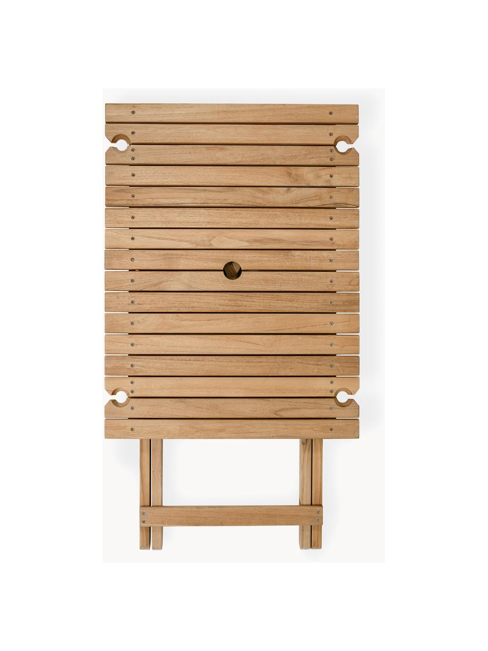 Mesa plegable para exterior Compact, Madera de teca, Madera de teca, An 65 x F 73 cm