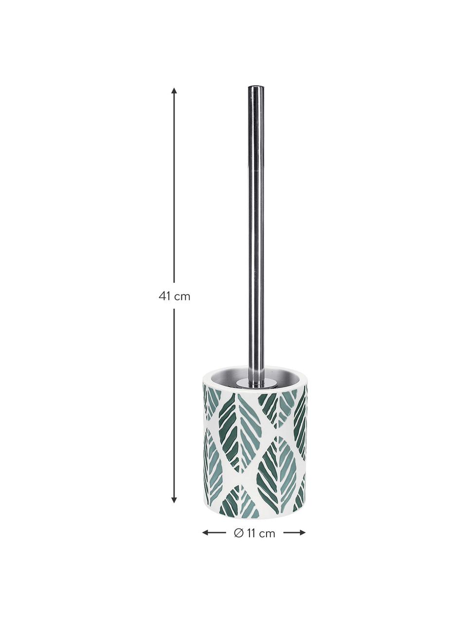 Brosse pour WC Leaf, Vert, Ø 11 x haut. 41 cm